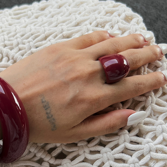 Irregular Resin Ring for Women - огляд і ціна Women'S Accessories Trends 2026