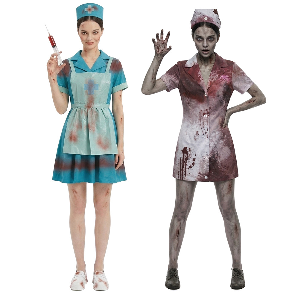 Bloody Tattered Zombie Nurse C - огляд і ціна Women'S Vacation Accessories