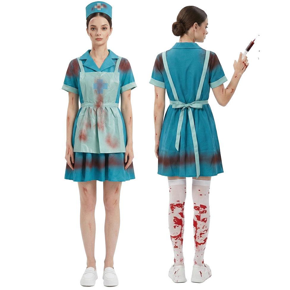 Bloody Tattered Zombie Nurse C - огляд і ціна Women'S Vacation Accessories