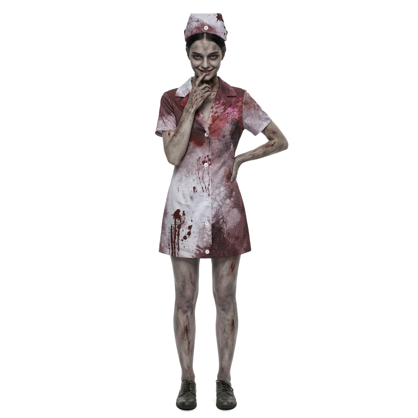 Bloody Tattered Zombie Nurse C - огляд і ціна Women'S Vacation Accessories