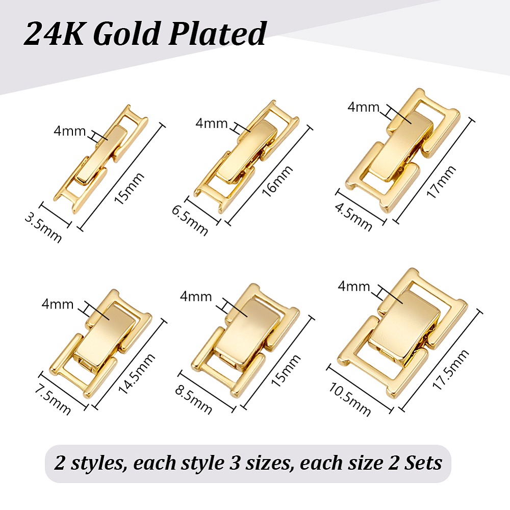 6 Style Brass Watch Band Clasp - огляд і ціна Wrap Ring Gold