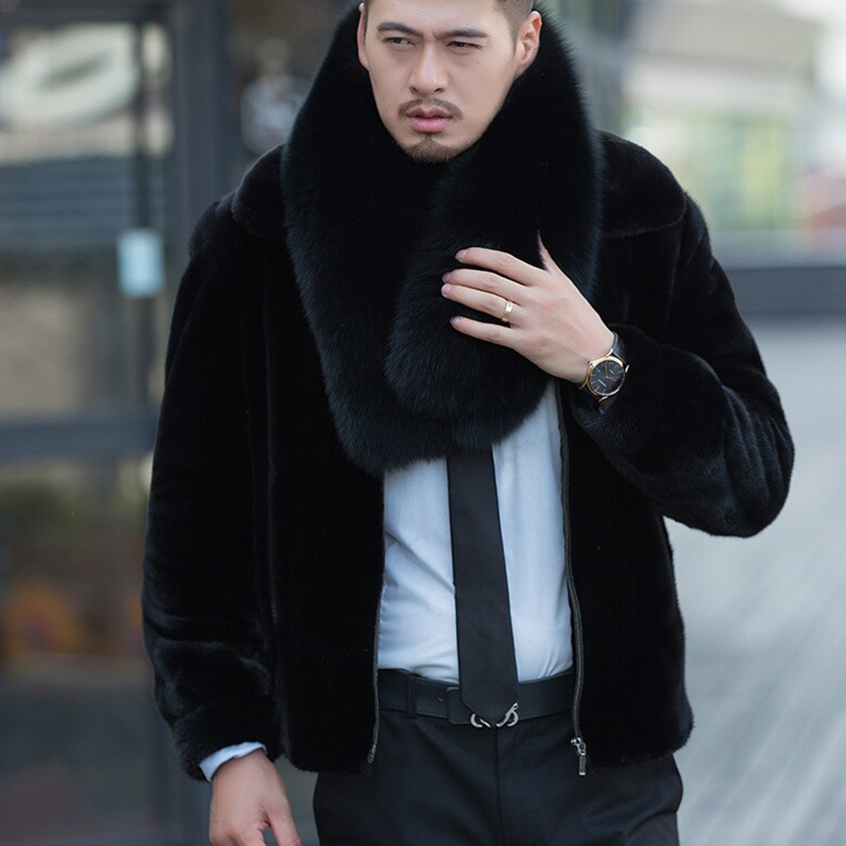 Genuine Fox Fur Scarf Winter A - огляд і ціна Women Accessories Sale
