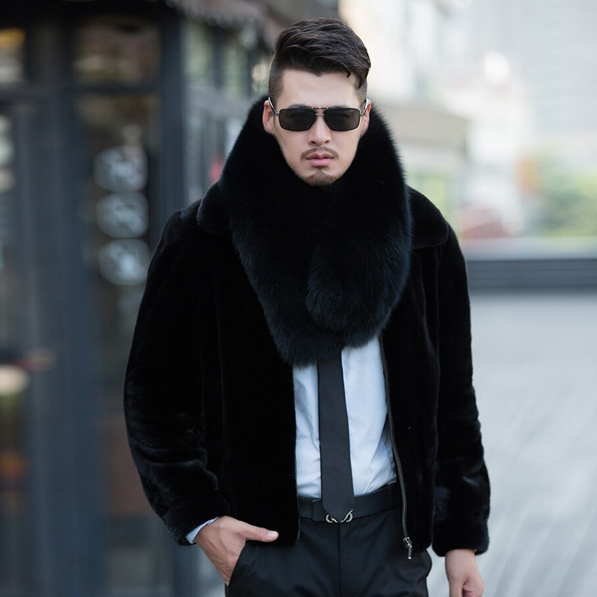 Genuine Fox Fur Scarf Winter A - огляд і ціна Women Accessories Sale