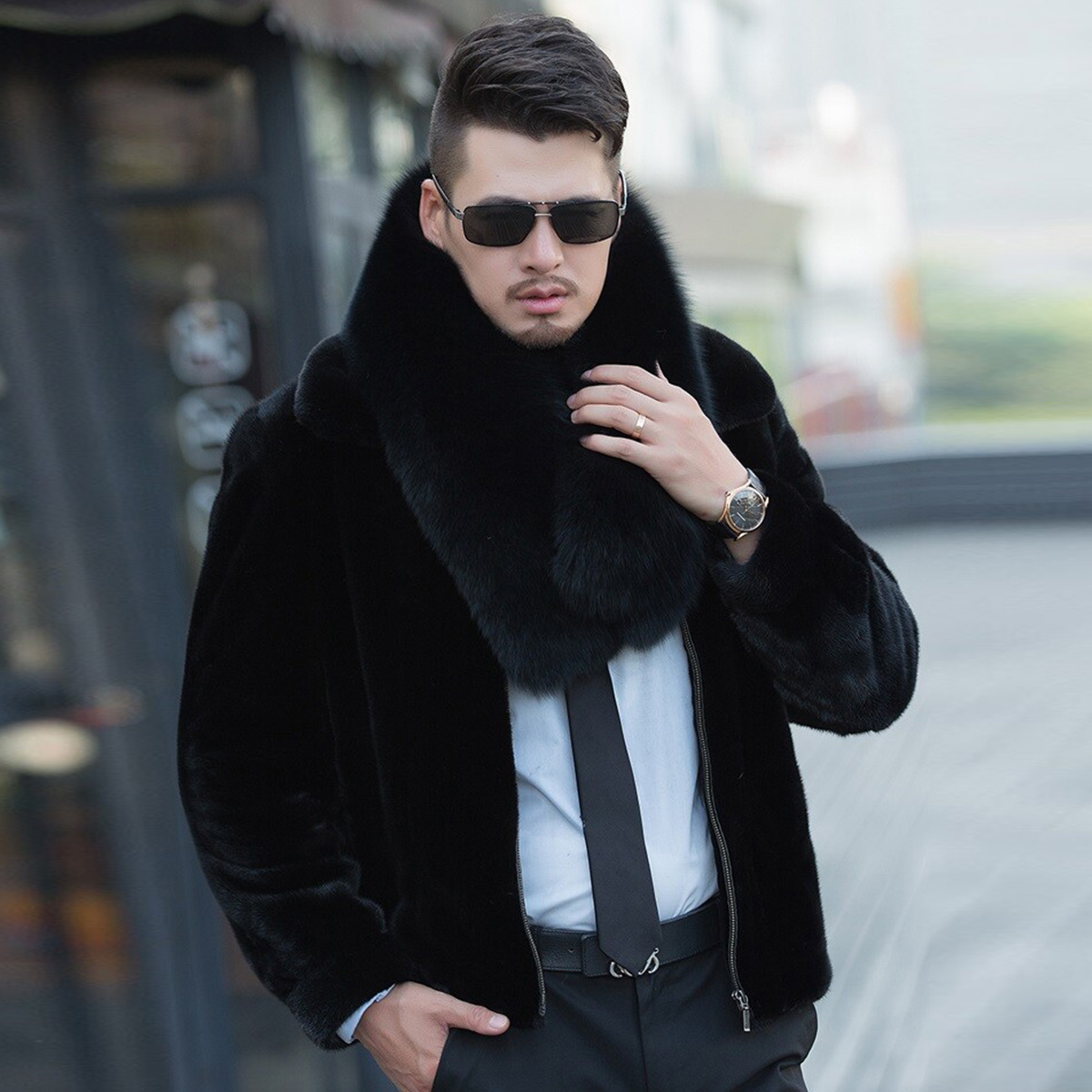 Genuine Fox Fur Scarf Winter A - огляд і ціна Women Accessories Sale