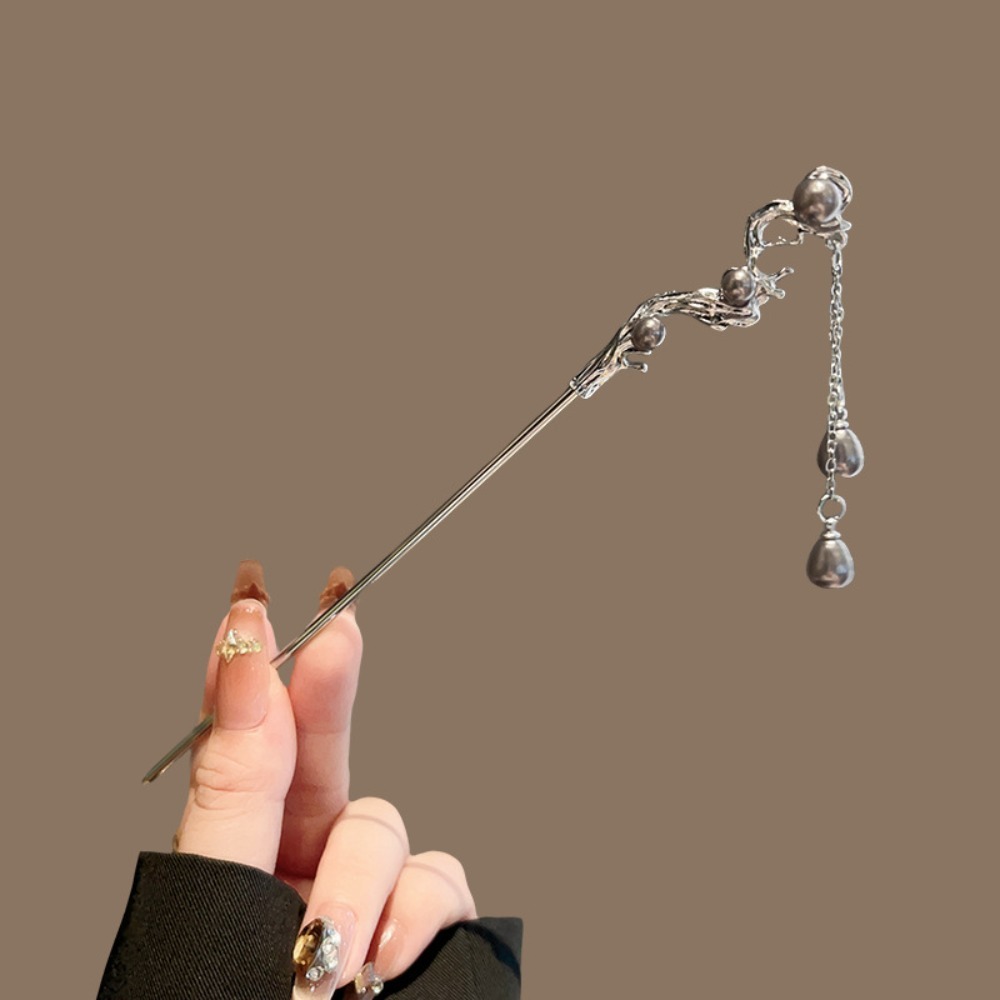 1pc Elegant Chinese Hairpin Si - огляд і ціна Pearl Hair Pin
