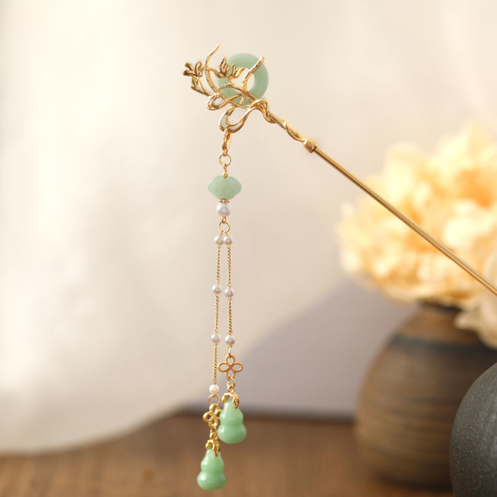 Chinese Style Glass Hairpin Fo - огляд і ціна Pearl Hair Pin