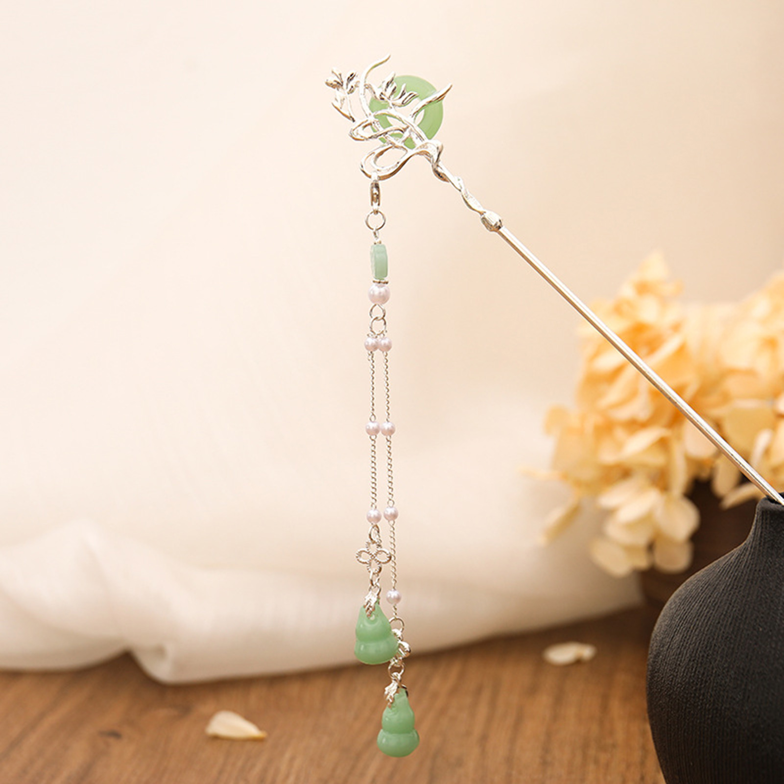 Chinese Style Glass Hairpin Fo - огляд і ціна Pearl Hair Pin
