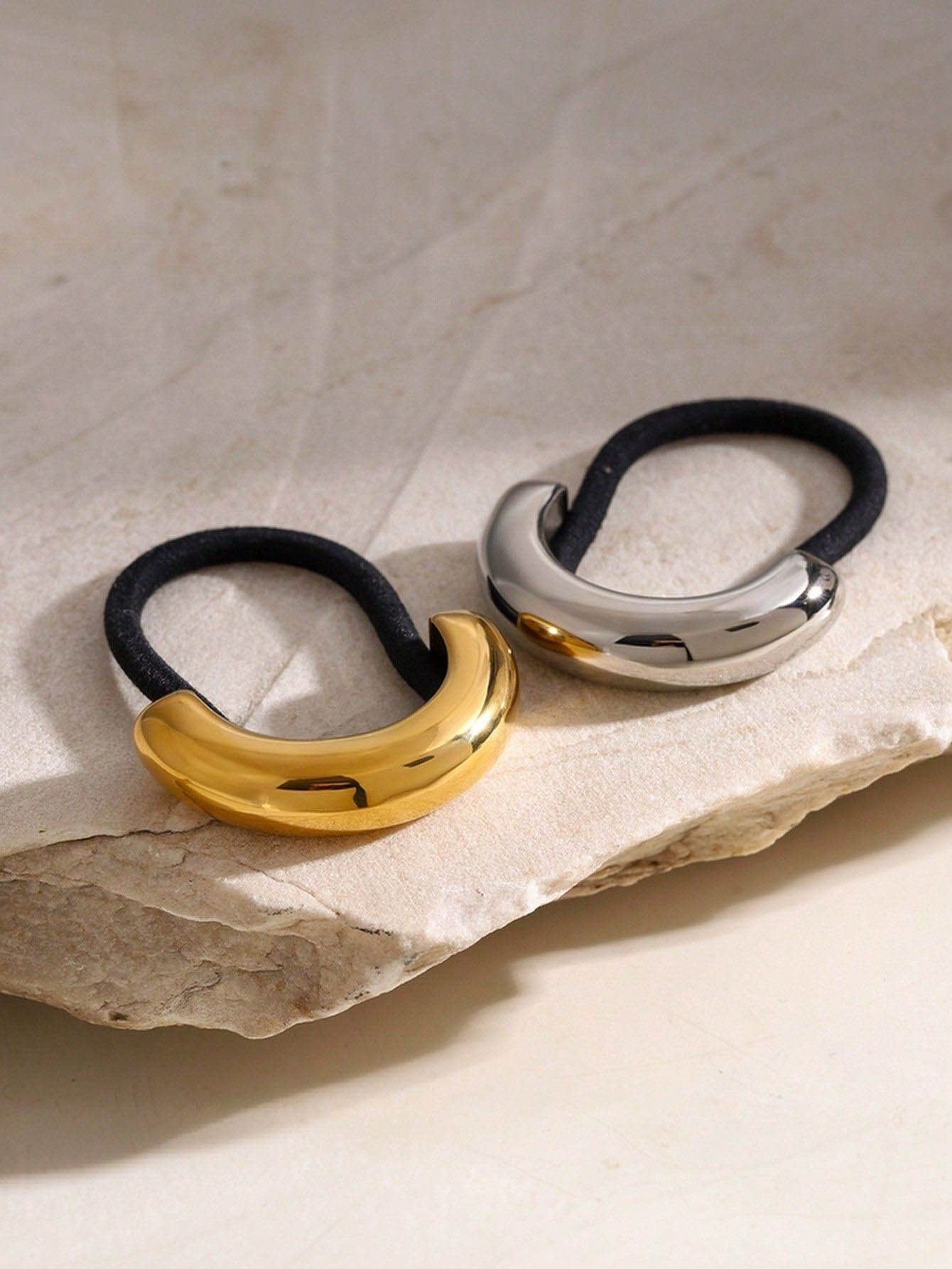 Women's Gold Metal Hairband Se - огляд і ціна Wrap Ring Gold